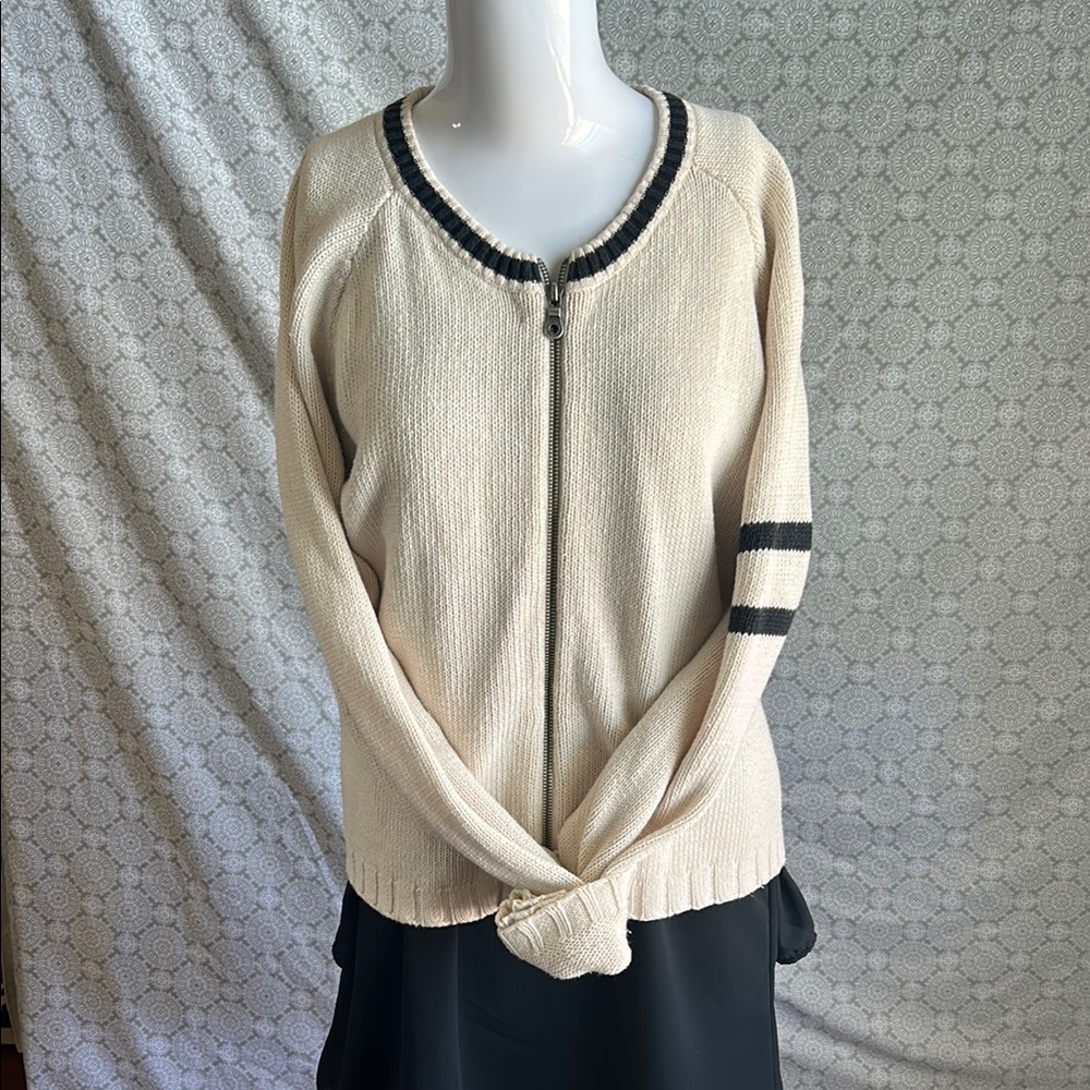 Harley Davidson old skool style zip up sweater
